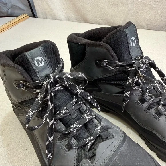 Merrell Men’s Waterproof Winter Boots Vibram Arctic Grip Ice Traction Size 12 - Picture 6 of 16